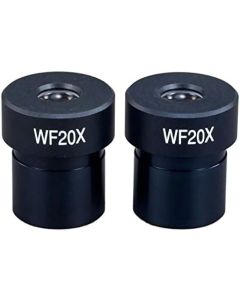 OMAX A Pair of WF20X Widefield Eyepieces for Microscope 23.2mm