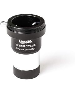 MEOPTEX 1.25" 3X Barlow Lens-2 Elements,w/M42 & Filter Thread,FMC