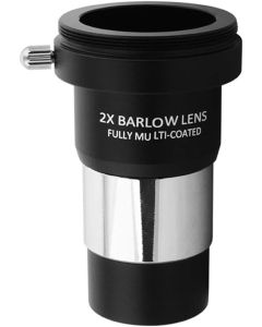 Barlow Lens 2X, Bysameyee 1.25 Inch Fully Multi-Coated Metal Barlow Lens with M42 Thread Camera Connect Interface for Telescope Eyepiece