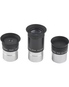 Gosky 4mm 10mm 25mm 1.25inch Multi-Coated Plossl Telescope Eyepiece Set/Telescope Lens Set - 4 Element Plossl Design - Standard Filters Threads