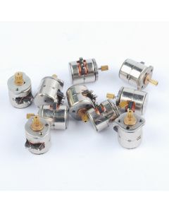 NW 10 Pcs 3-5v Dc 2 Phase 4 Wire Dia 8mm Dc Stepper Motor Micro Stepping Motor for Digital Products Camera Size 8x9.5mm