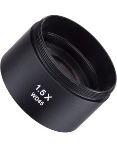 AmScope SM15 1.5X Barlow Lens for SM and/or SW Stereo Microscopes (48mm)