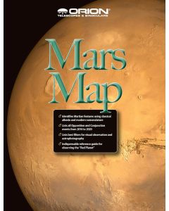 Orion 51924 Mars Map and Observing Guide (Black)